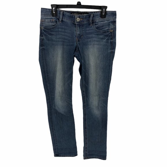Express Jeans Size 4 Stella Low Rise Cropped Skinn